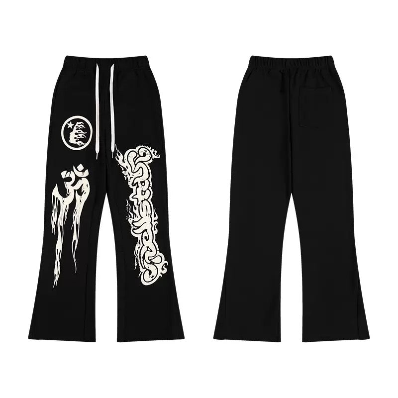 #024 Hellstar brand 2026 new style street fashion different print picture hiphop clothes sets outfit