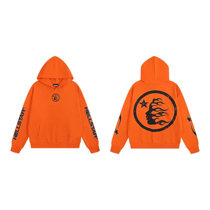 #028 Hellstar brand 2026 new style street fashion hoodies sets hiphop clothes outfit