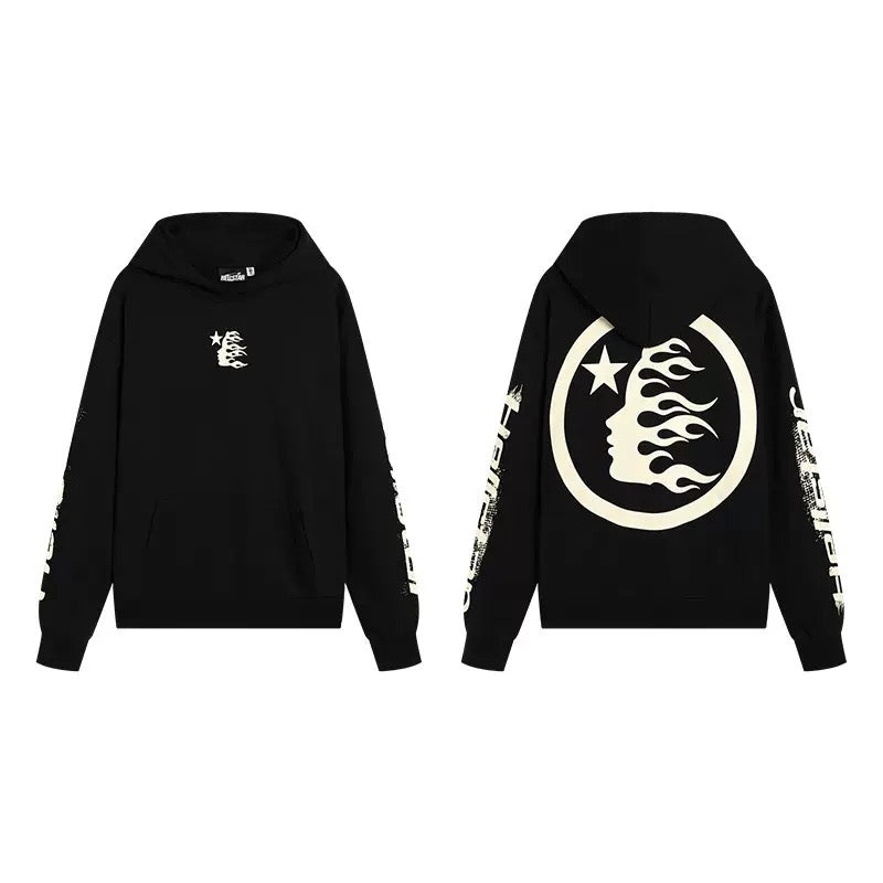 #029 Hellstar brand 2026 new style street fashion hoodies sets hiphop clothes outfit