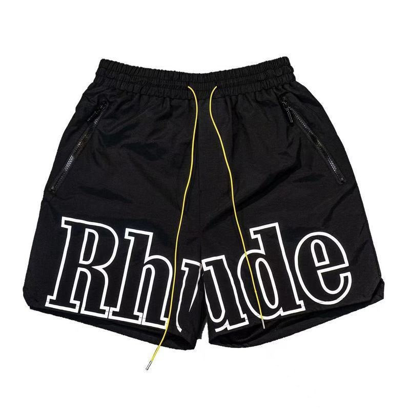 #030 RHUDE shorts 2026 popular beach sets school outfit