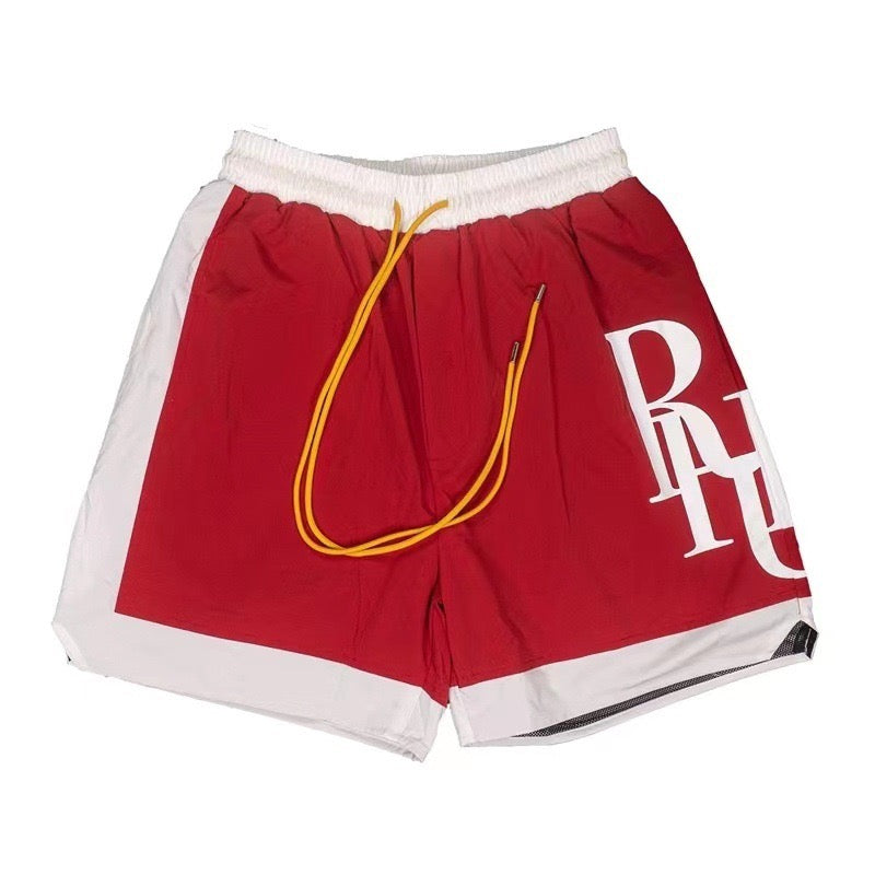 #033 RHUDE shorts 2026 popular beach sets school outfit