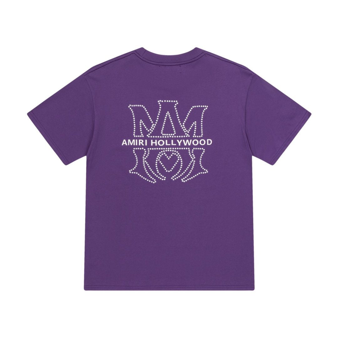Amiri Graphic Flame Logo Hip Hop Streetwear T-Shirt