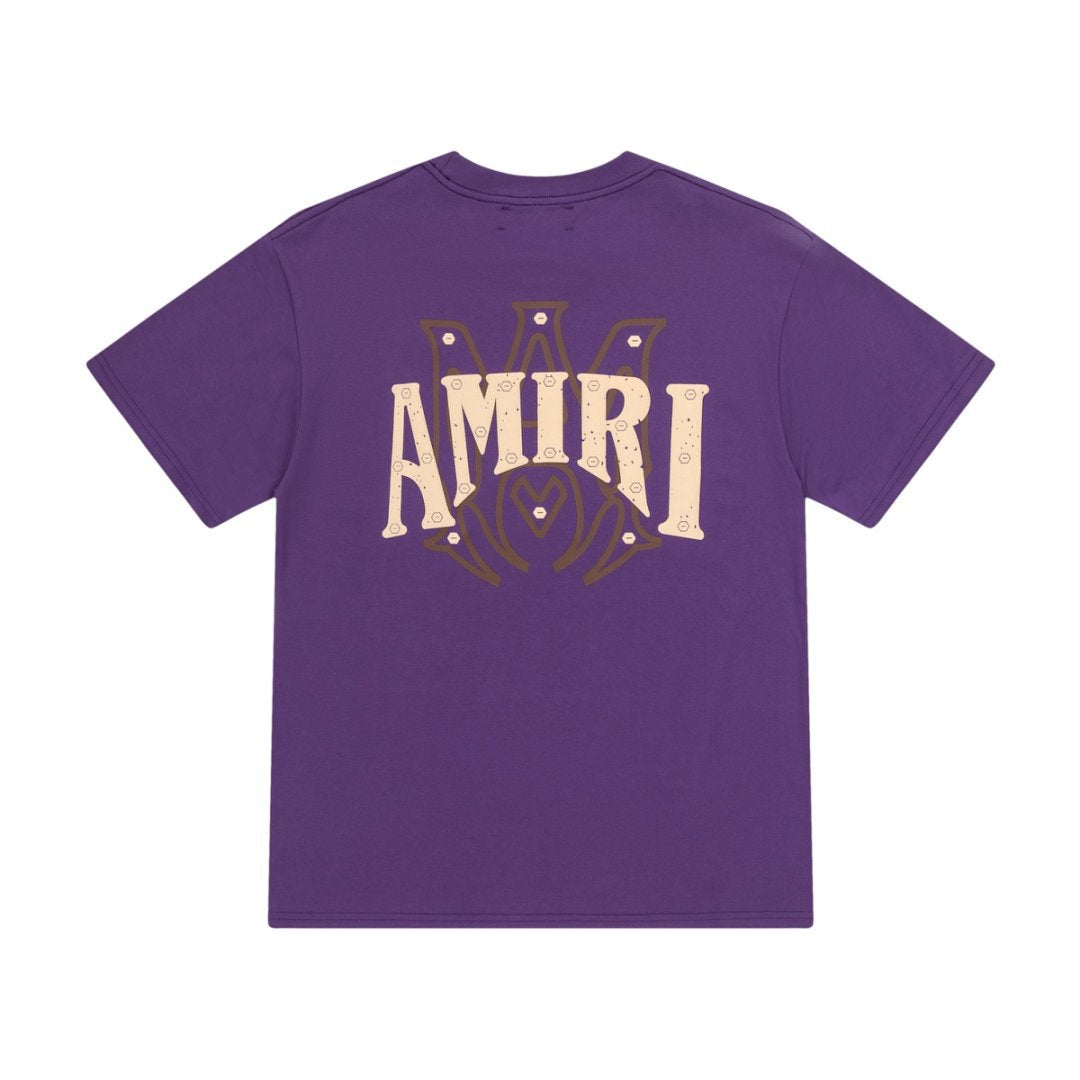 Amiri Graphic Flame Logo Hip Hop Streetwear T-Shirt