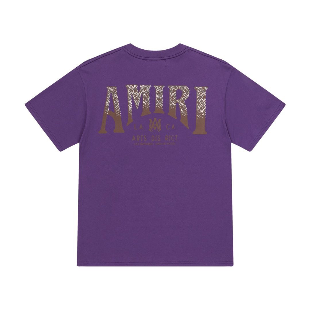 Amiri Graphic Flame Logo Hip Hop Streetwear T-Shirt