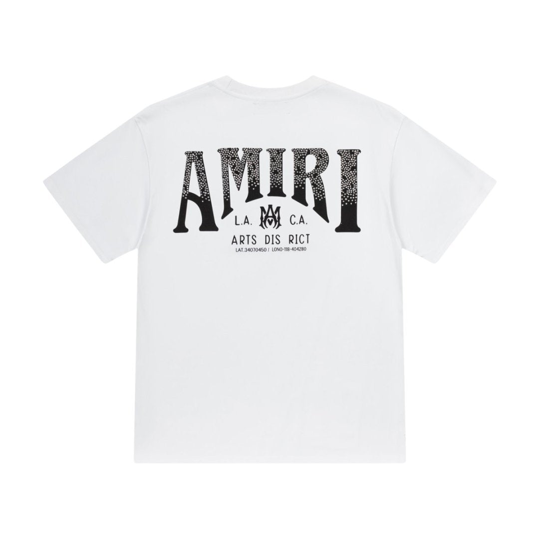 Amiri Graphic Flame Logo Hip Hop Streetwear T-Shirt