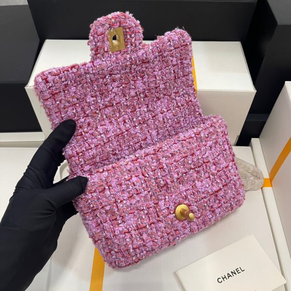 Chanel Tweed Enamel Quilted Mini - 图片 5