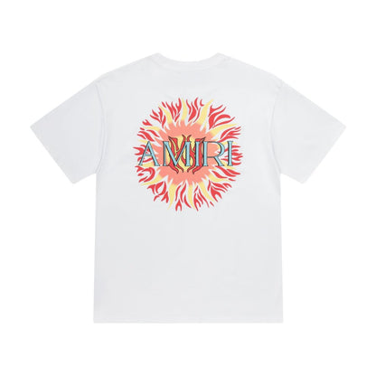#064 white hip hop t-shirt product image