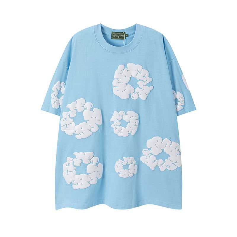 #020 Denim tears brand popular style 100% cotton shirts hiphop outfit