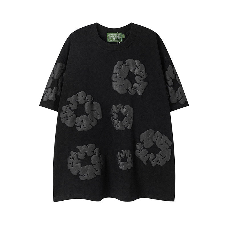 #020 Denim tears brand popular style 100% cotton shirts hiphop outfit