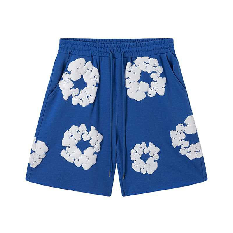 #021 Denim tears brand popular style 100% cotton shorts hiphop outfit