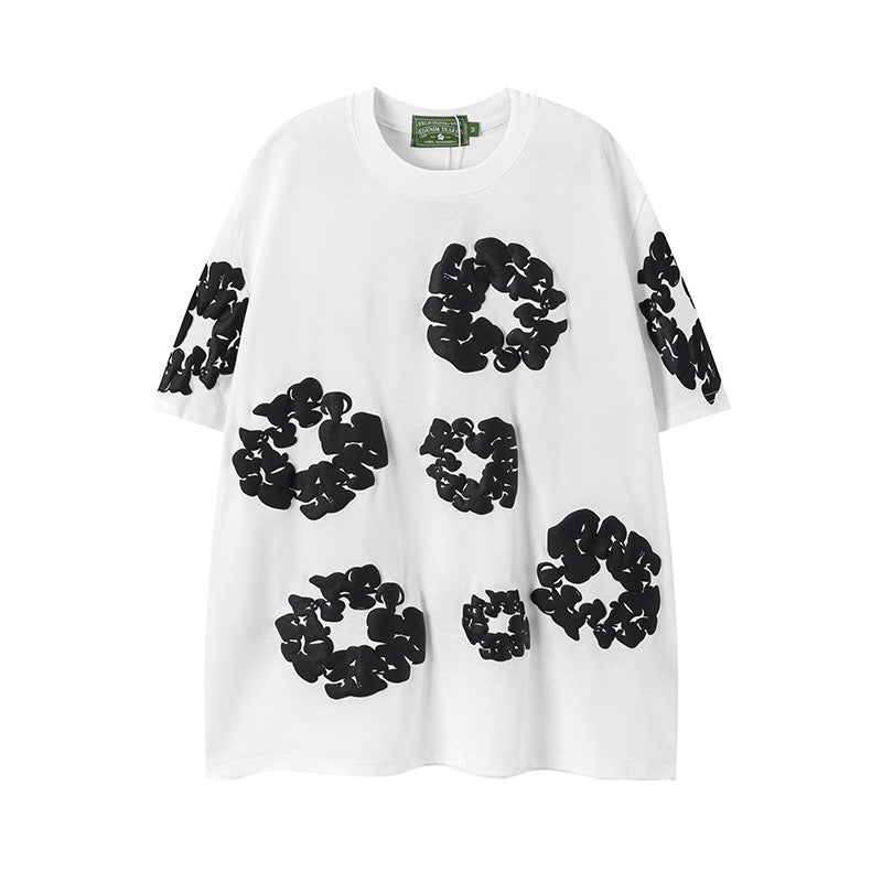 #020 Denim tears brand popular style 100% cotton shirts hiphop outfit