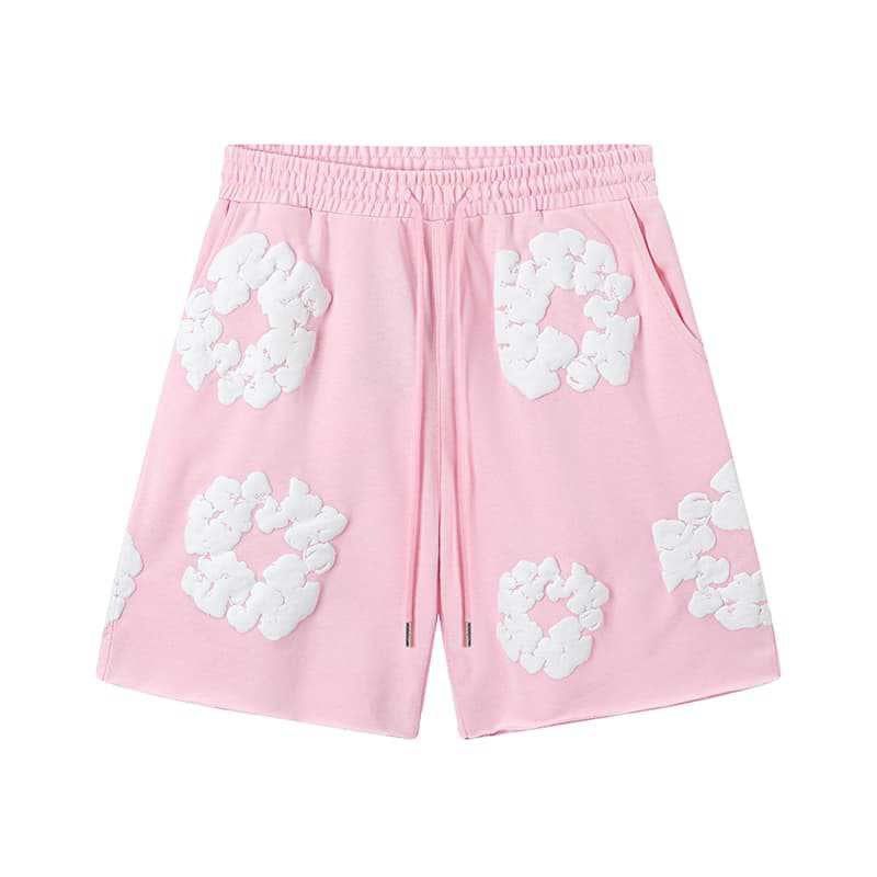 #021 Denim tears brand popular style 100% cotton shorts hiphop outfit