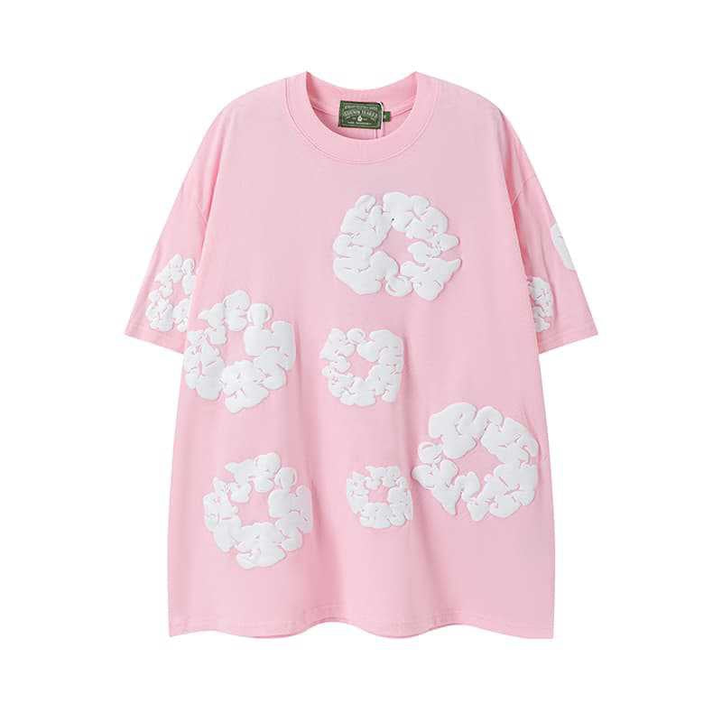 #020 Denim tears brand popular style 100% cotton shirts hiphop outfit