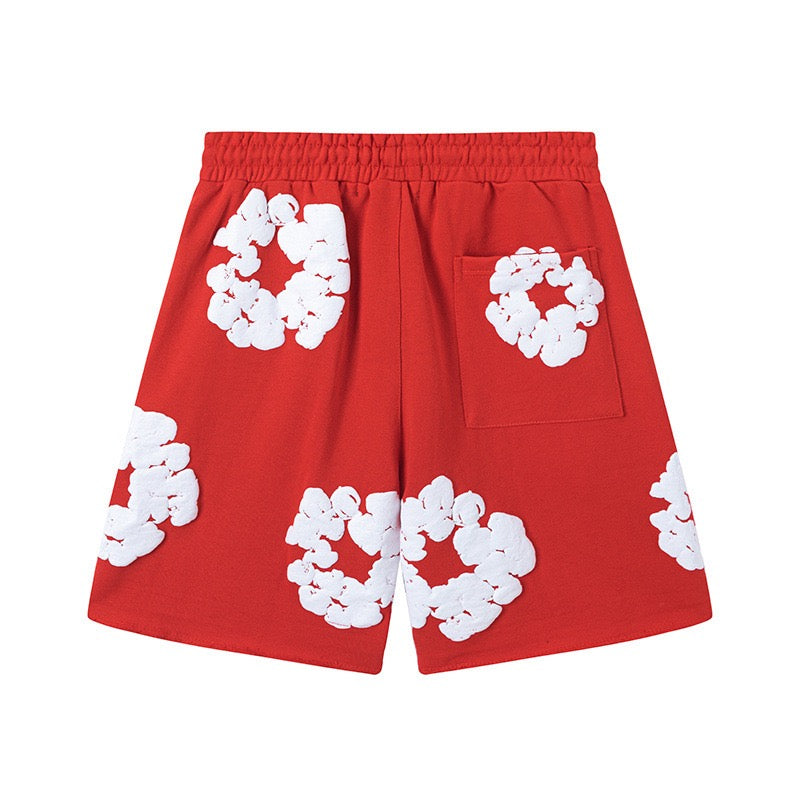 #021 Denim tears brand popular style 100% cotton shorts hiphop outfit