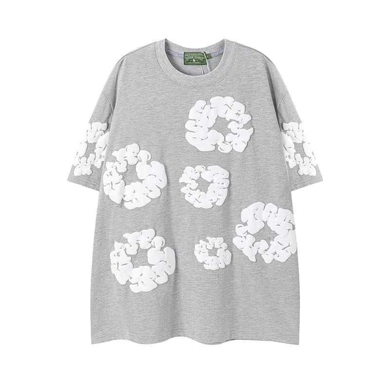 #020 Denim tears brand popular style 100% cotton shirts hiphop outfit