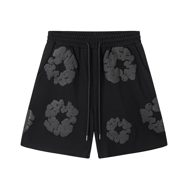 #021 Denim tears brand popular style 100% cotton shorts hiphop outfit