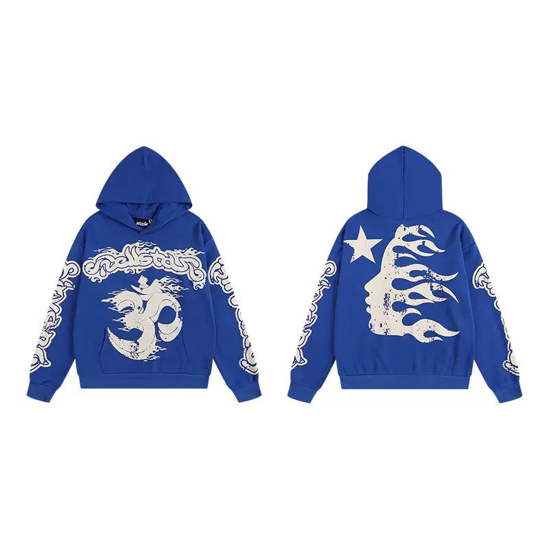 #024 Hellstar brand 2026 new style street fashion different print picture hiphop clothes sets outfit