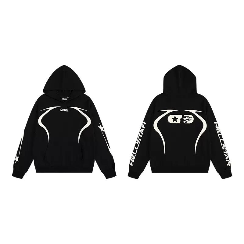 #026 Hellstar brand 2026 new style street fashion hoodies sets hiphop clothes outfit