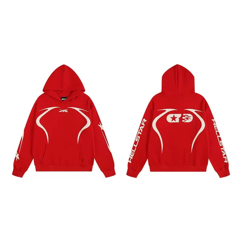 #026 Hellstar brand 2026 new style street fashion hoodies sets hiphop clothes outfit