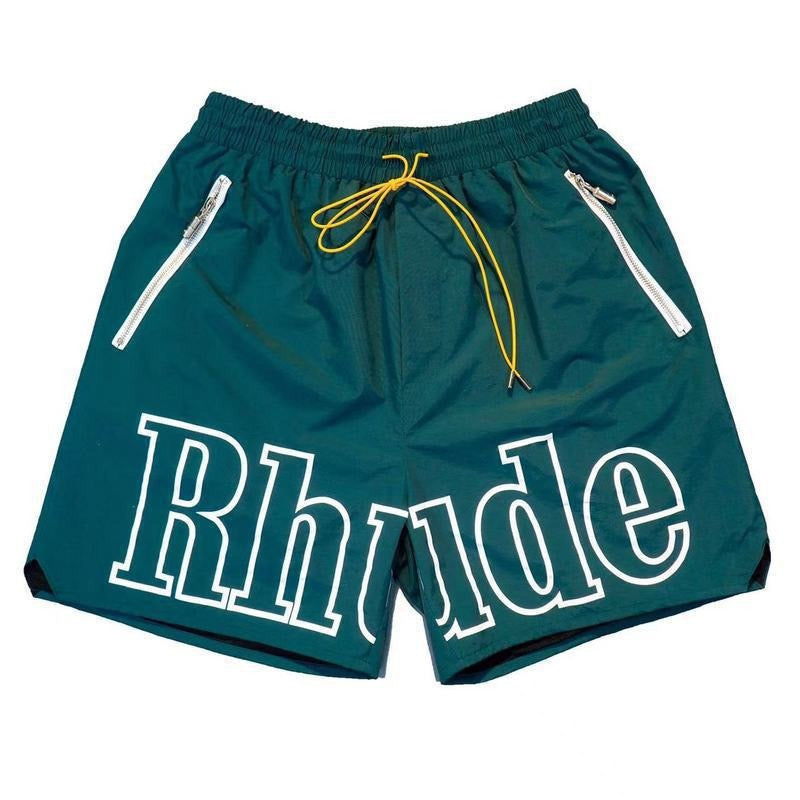 #030 RHUDE shorts 2026 popular beach sets school outfit