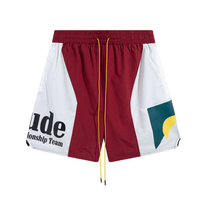 #032 RHUDE shorts 2026 popular beach sets school outfit