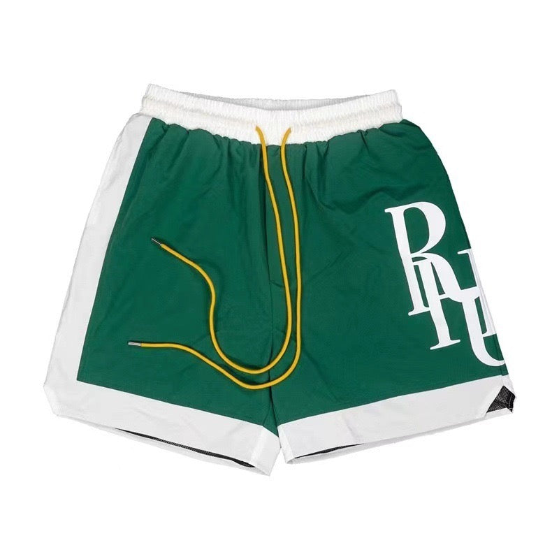 #033 RHUDE shorts 2026 popular beach sets school outfit