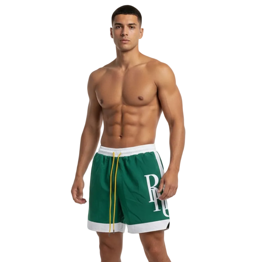 #033 RHUDE shorts 2026 popular beach sets school outfit