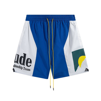 #032 RHUDE shorts 2026 popular beach sets school outfit