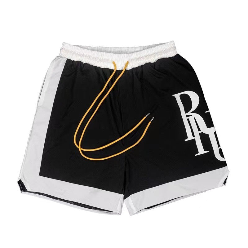 #033 RHUDE shorts 2026 popular beach sets school outfit