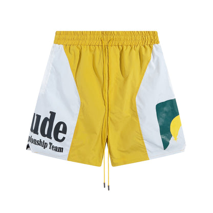 #032 RHUDE shorts 2026 popular beach sets school outfit