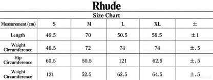 #032 RHUDE shorts 2026 popular beach sets school outfit