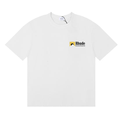 #052 RHUDE shirts 2026 popular fashion street sets school outfit