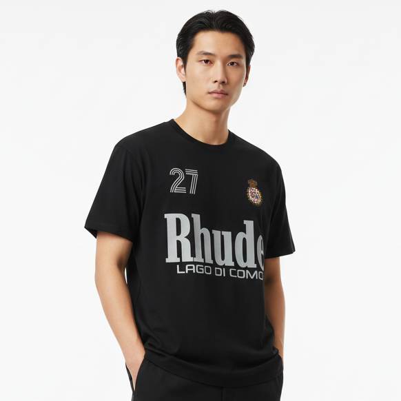 #051 RHUDE shirts 2026 popular fashion street sets school outfit