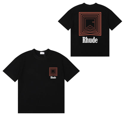 #053 RHUDE shirts 2026 popular fashion street sets school outfit