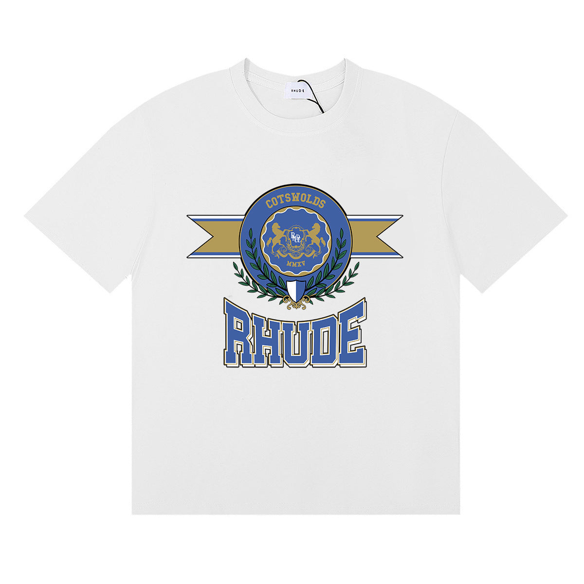 #047 RHUDE shirts 2026 popular fashion street sets school outfit