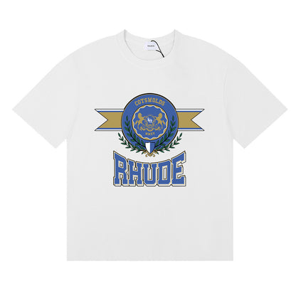 #047 RHUDE shirts 2026 popular fashion street sets school outfit