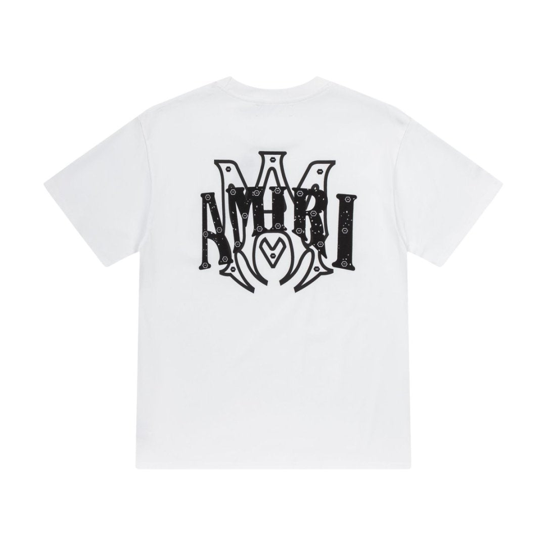 Amiri Graphic Flame Logo Hip Hop Streetwear T-Shirt