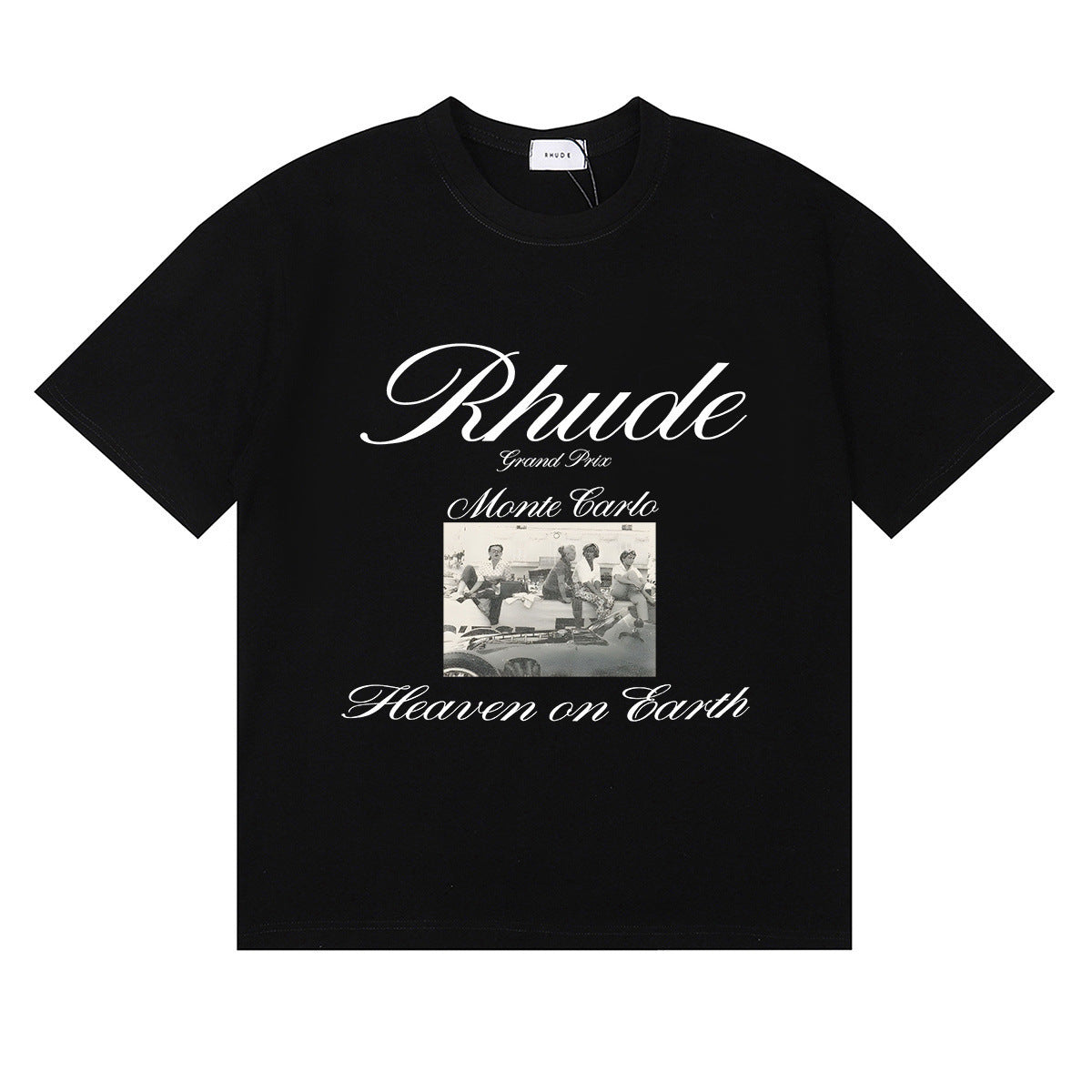 #063 RHUDE shirts 2026 popular fashion street sets school outfit