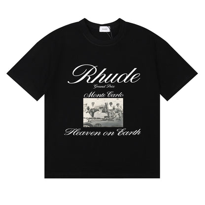 #063 RHUDE shirts 2026 popular fashion street sets school outfit