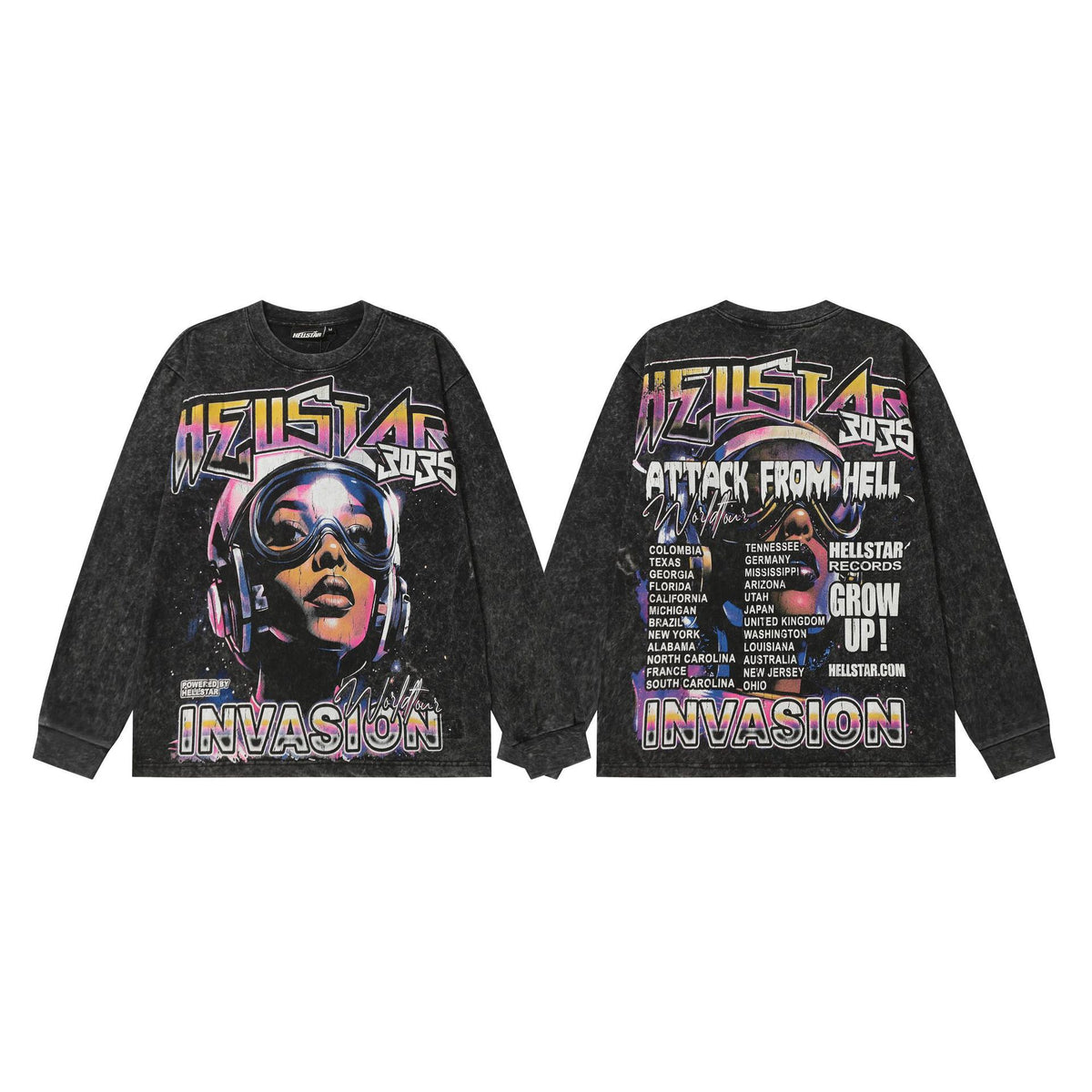 #014 Hellstar brand 2026 colorful new style street fashion hiphop clothes sets outfit