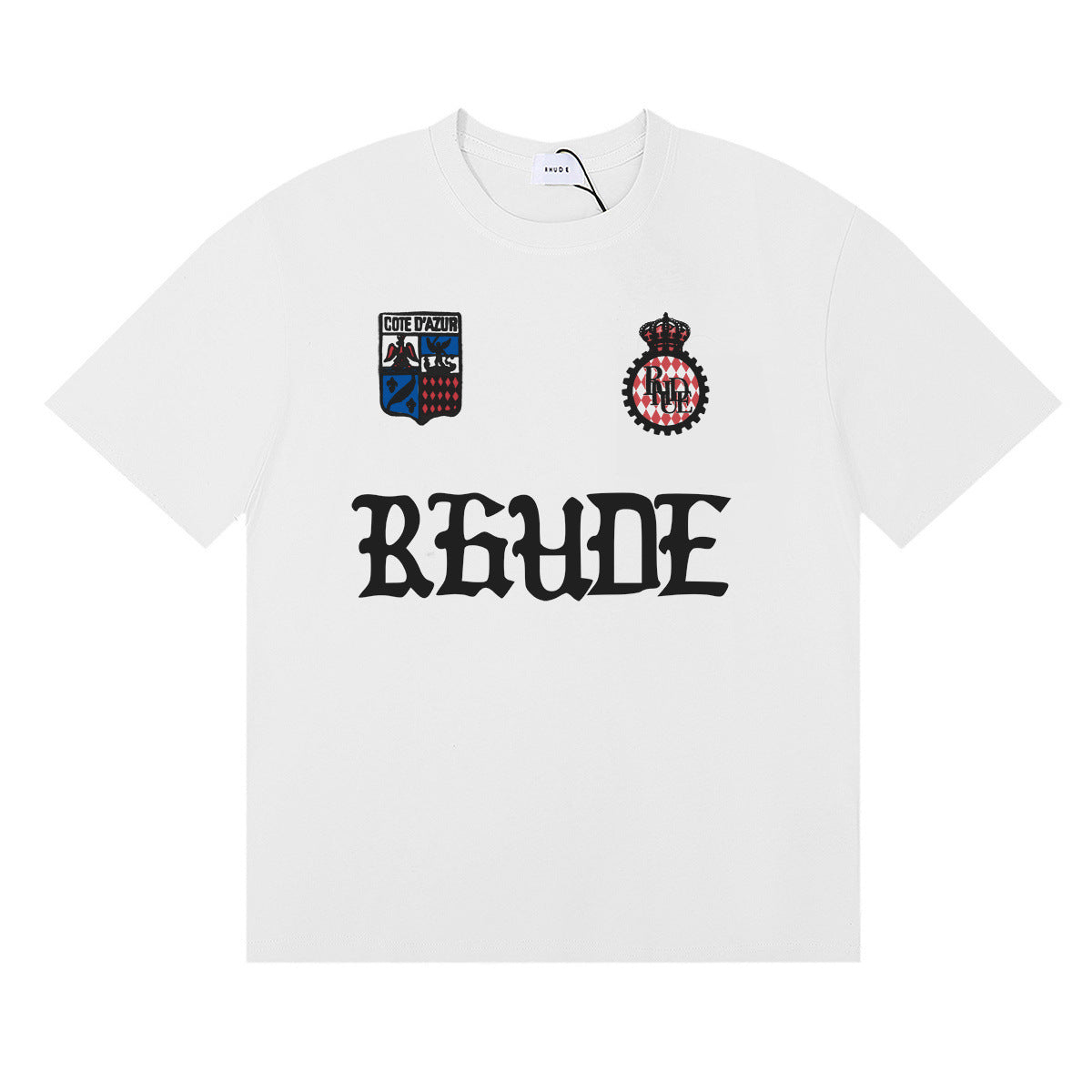 #050 RHUDE shirts 2026 popular fashion street sets school outfit