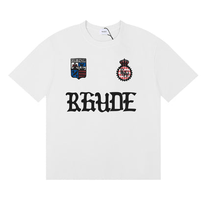 #050 RHUDE shirts 2026 popular fashion street sets school outfit