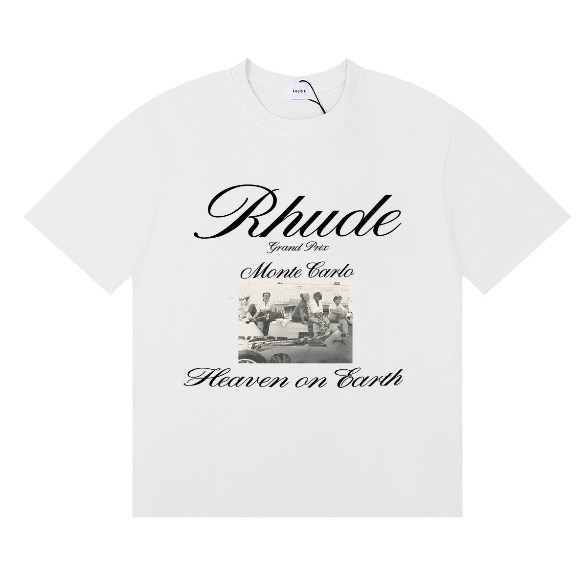 #063 RHUDE shirts 2026 popular fashion street sets school outfit
