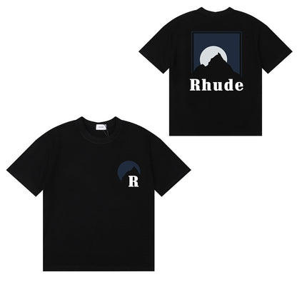 #054 RHUDE shirts 2026 popular fashion street sets school outfit
