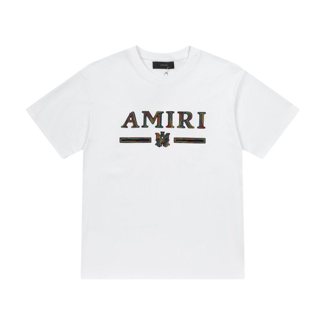 Amiri Graphic Flame Logo Hip Hop Streetwear T-Shirt