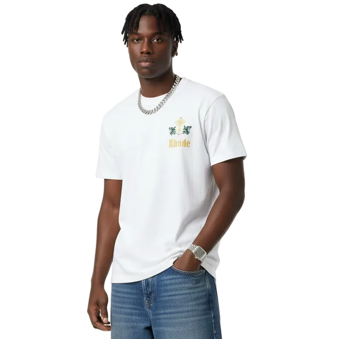 #059 RHUDE shirts 2026 popular fashion street sets school outfit