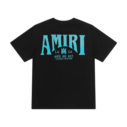 Amiri Graphic Flame Logo Hip Hop Streetwear T-Shirt