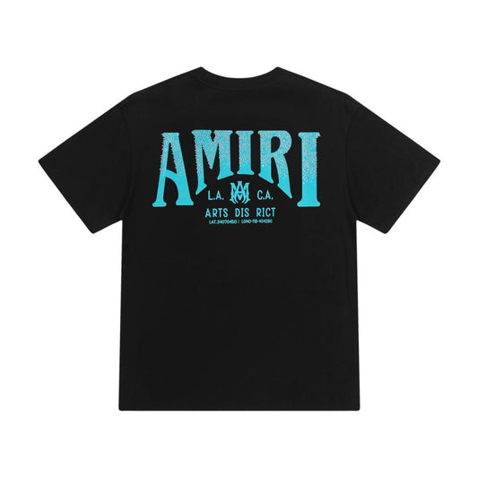 Amiri Graphic Flame Logo Hip Hop Streetwear T-Shirt