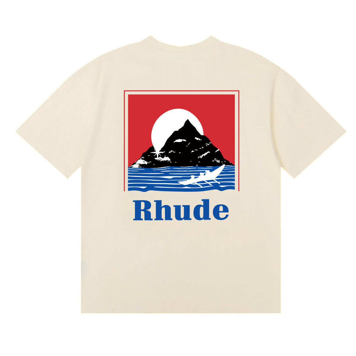 #043 RHUDE shirts 2026 popular fashion street sets school outfit