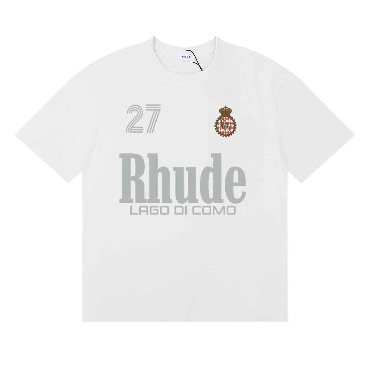 #051 RHUDE shirts 2026 popular fashion street sets school outfit